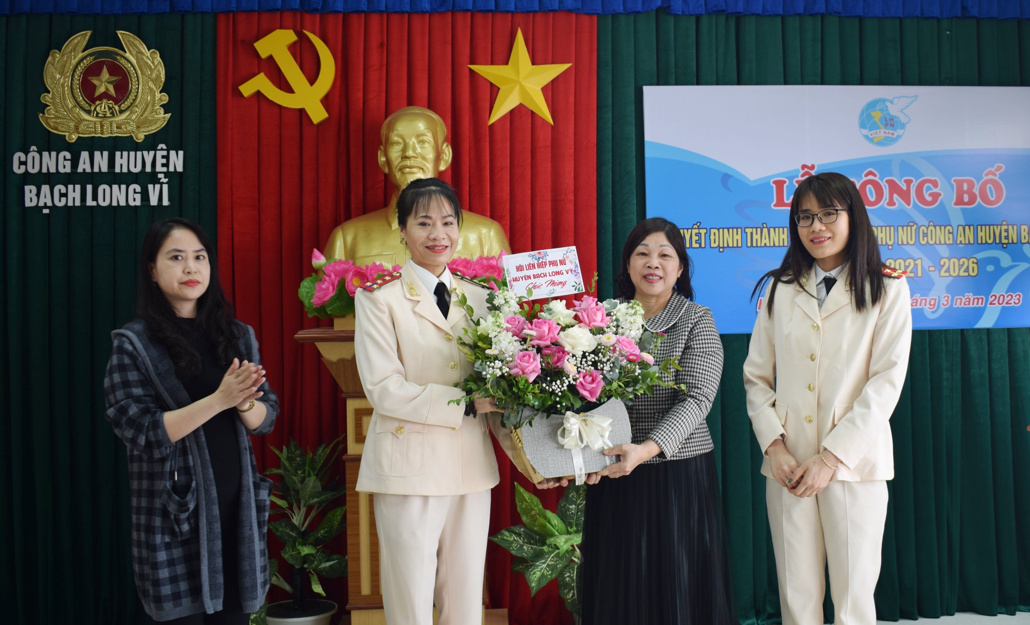 Thành lập Chi hội Phụ nữ Công an huyện Bạch Long Vĩ